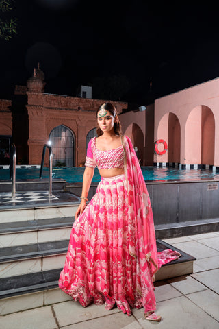 Hot Pink Lehenga