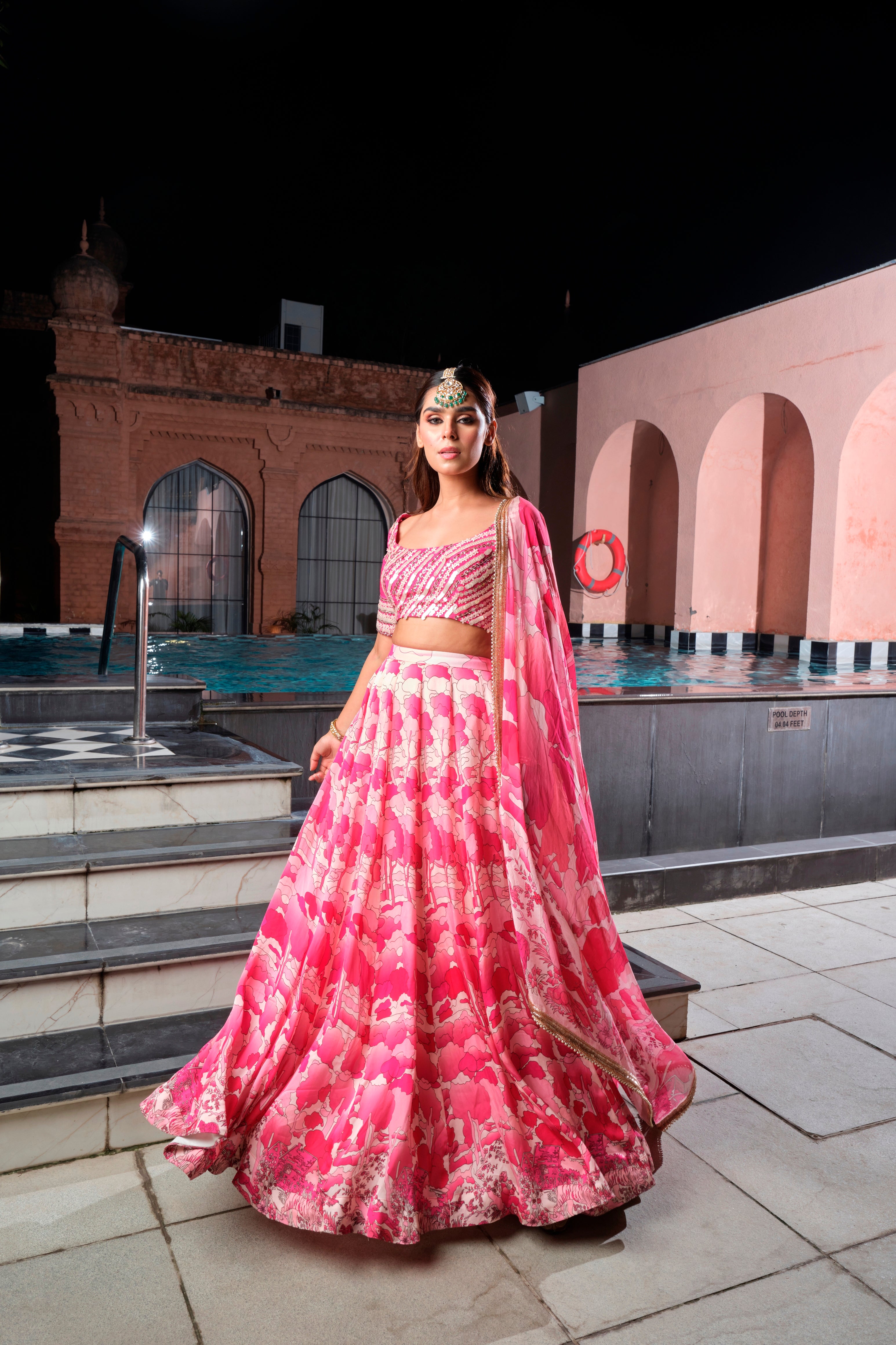 Hot Pink Lehenga