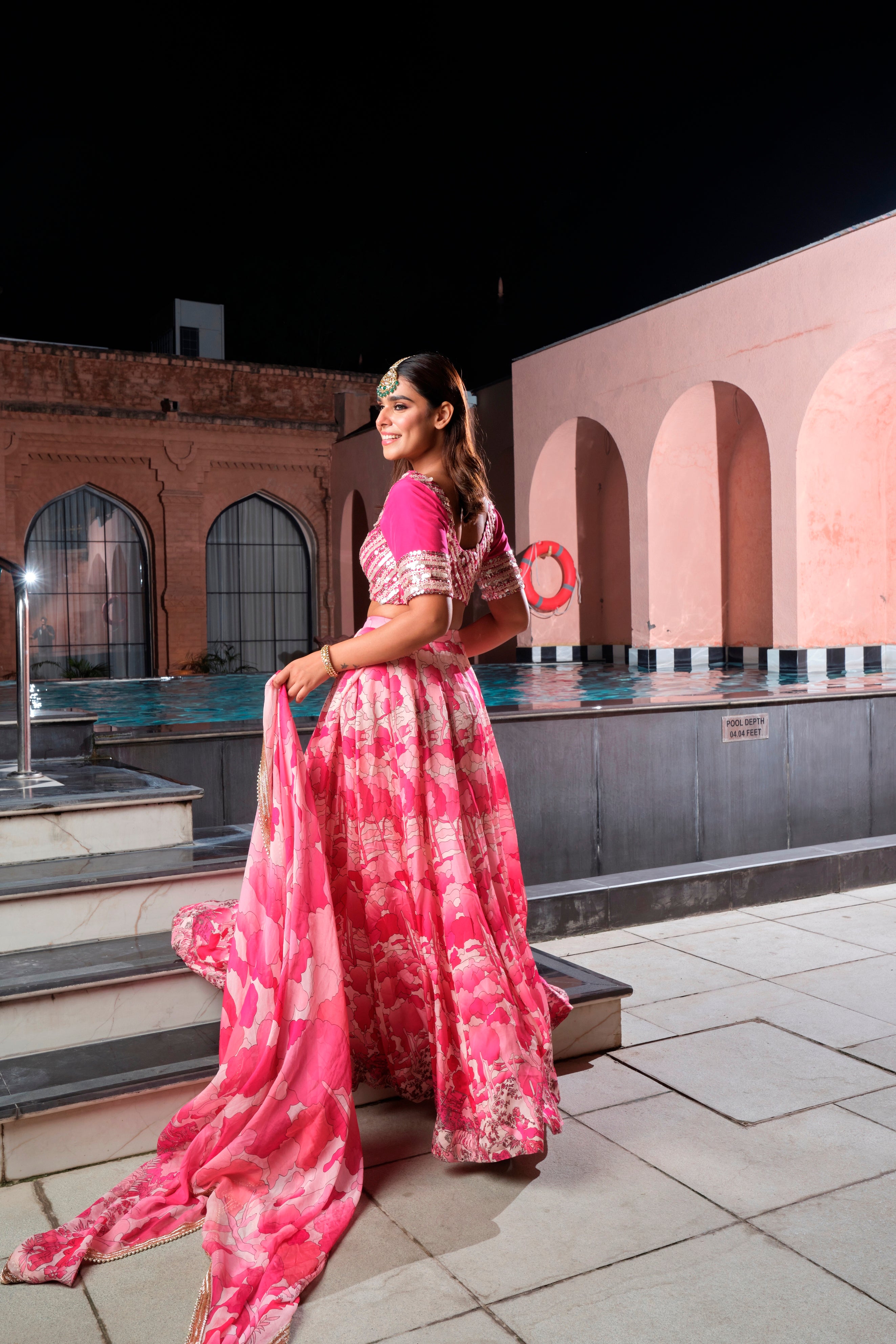 Hot Pink Lehenga