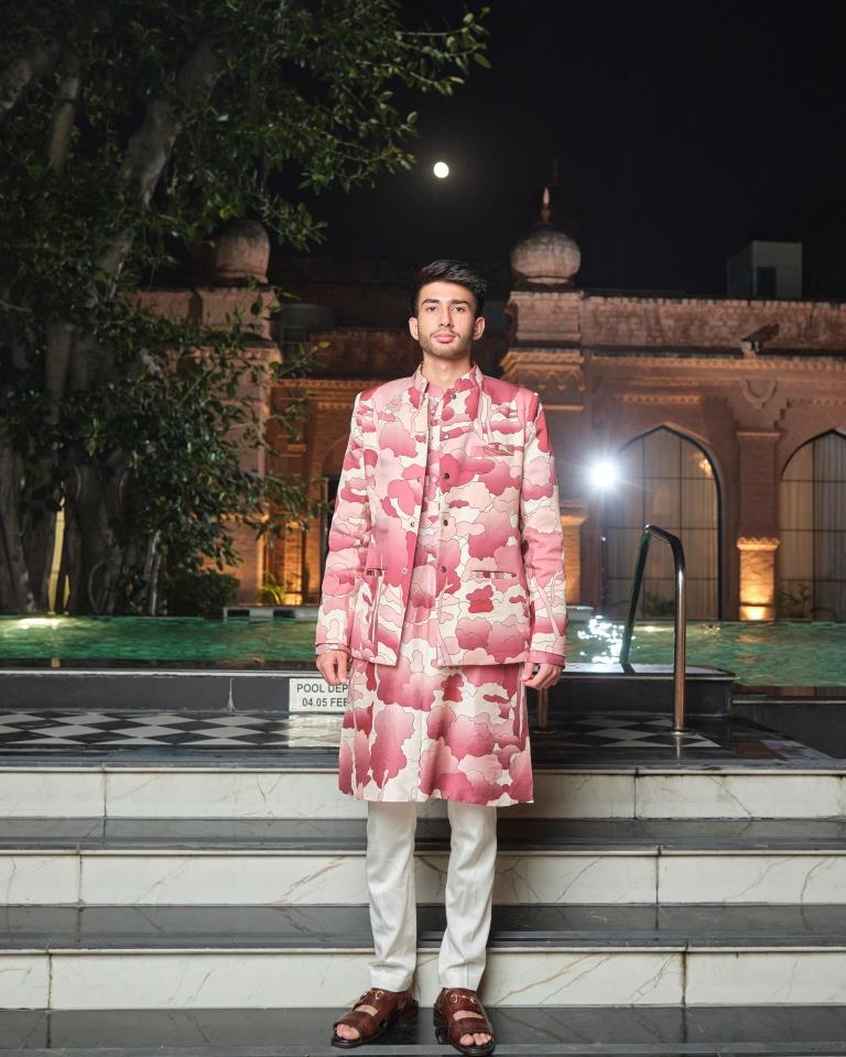 Three Piece Pathani Suit