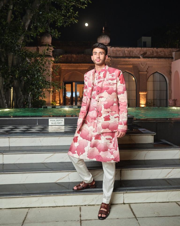 Three Piece Pathani Suit