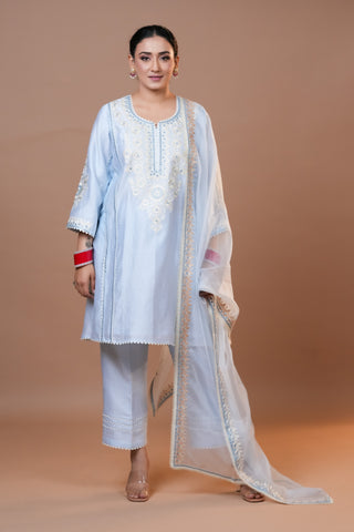 Silk Chanderi suit