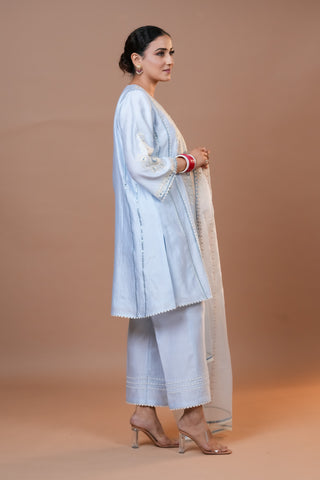 Silk Chanderi suit