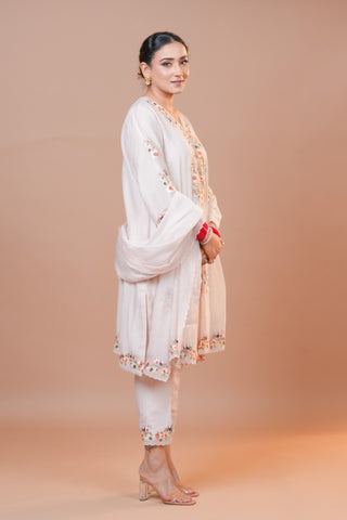 Mauve Morn Chanderi Suit