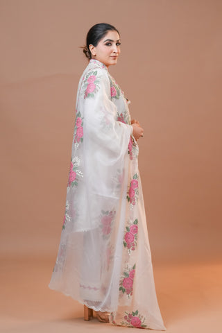 Chanderi silk suit