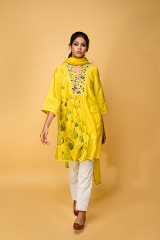 Chanderi Silk kurta